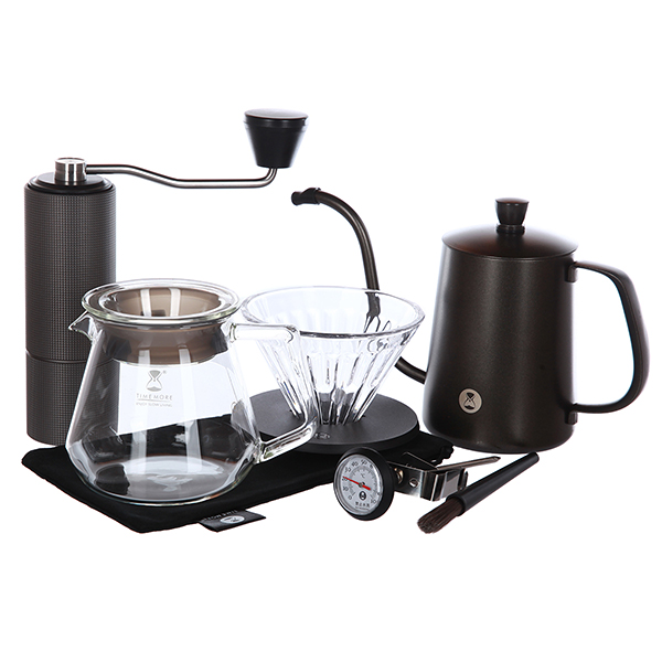 

Hабор для заваривания кофе Timemore Small C2, черный