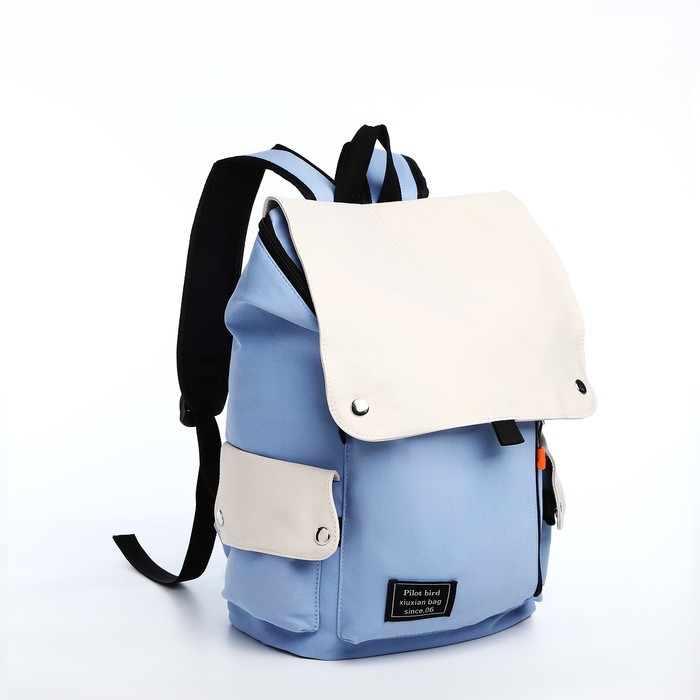 

Рюкзак женский NoBrand 9868347 голубой, 36х27х14 см, 9868347