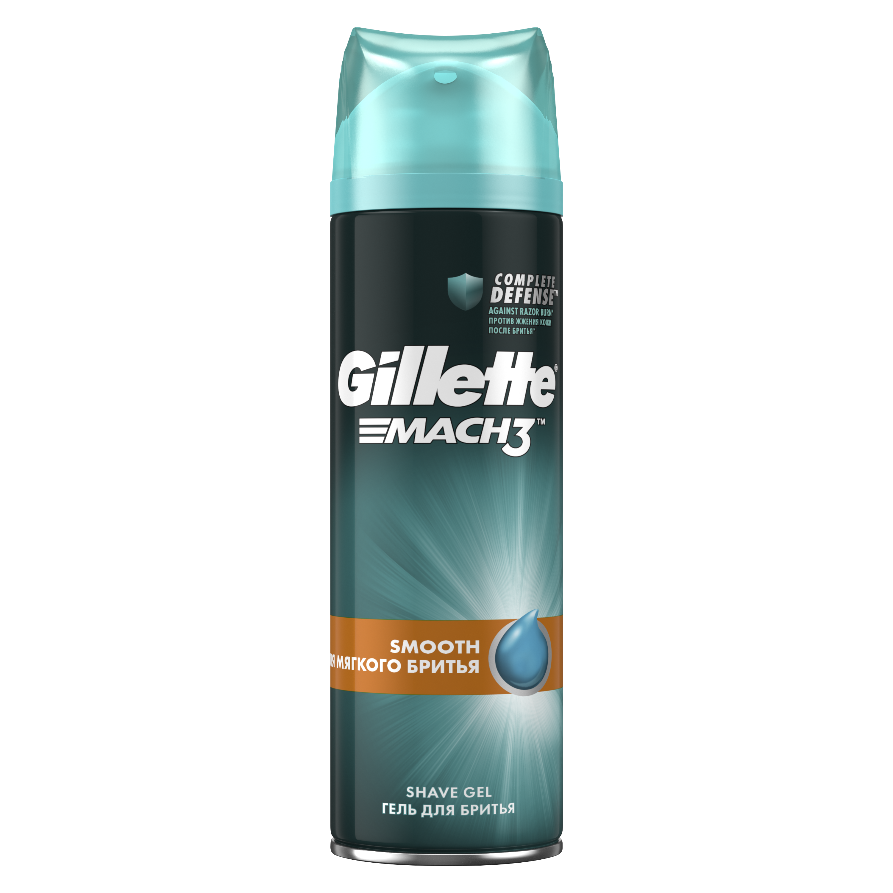 Купить Гель для бритья Gillette Mach3 Для гладкого и мягкого бритья 200 мл, гель для бритья 81538166