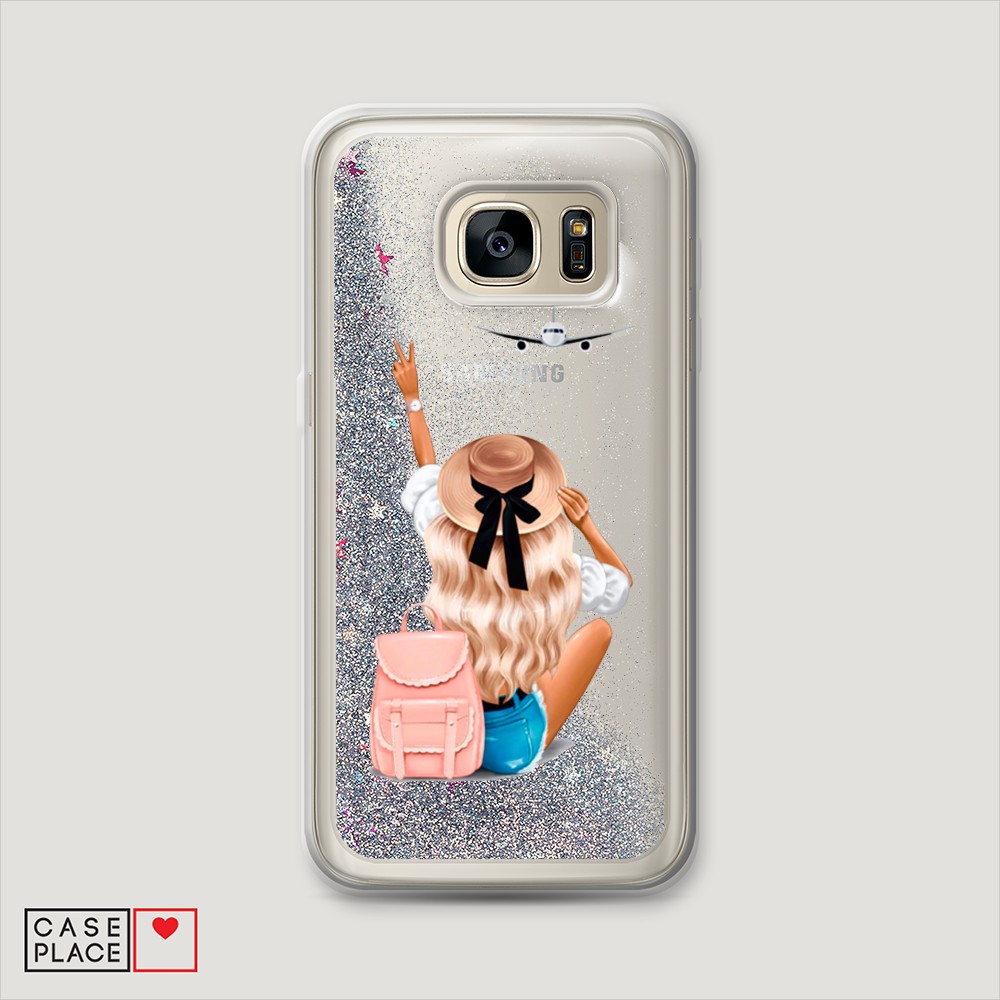 

Чехол Awog на Samsung Galaxy S6 Edge "Автостопом самолетом", Разноцветный, 24491-1