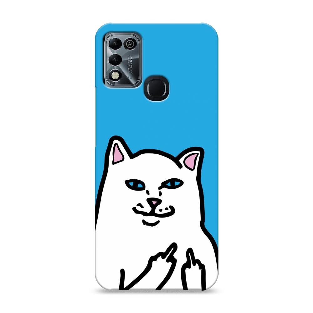 

Пластиковый чехол "Кот жесть" на Infinix HOT 10 Play, 3100620-7