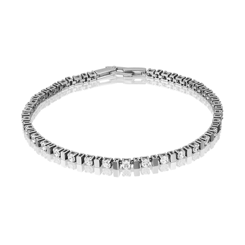 фото Браслет из белого золота с фианитом р.17 platina jewelry 05-0579-00-501-1120-38