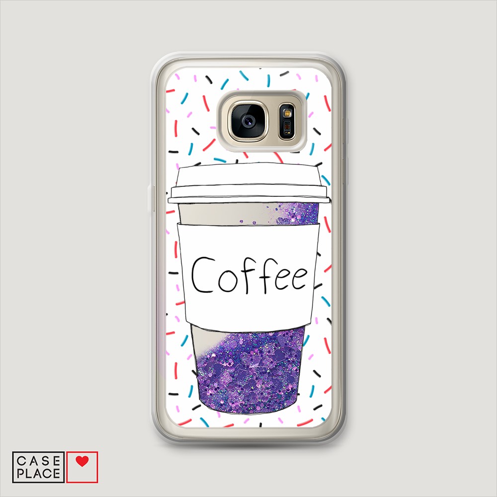 

Чехол Awog "Coffee прозрачный стакан" на Samsung Galaxy S6 Edge, 24492-1