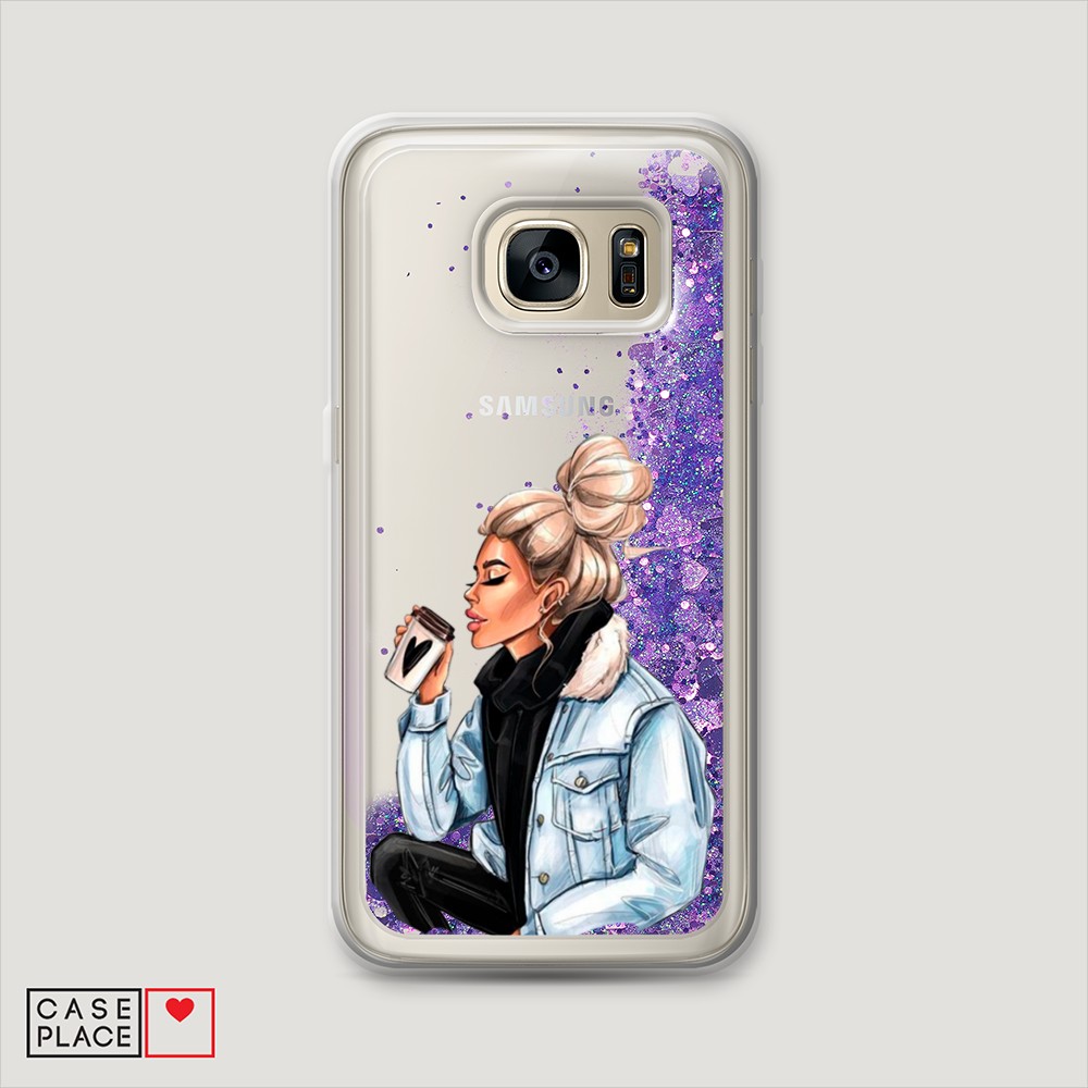 

Чехол Awog "Cute girl" на Samsung Galaxy S6 Edge, 24492-1