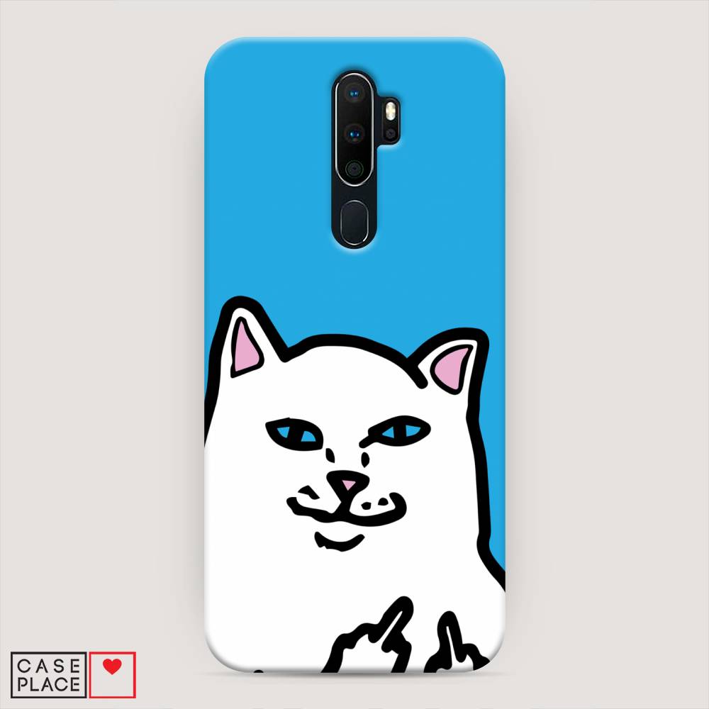 

Пластиковый чехол "Кот жесть" на Oppo A9 (2020), 251920-7