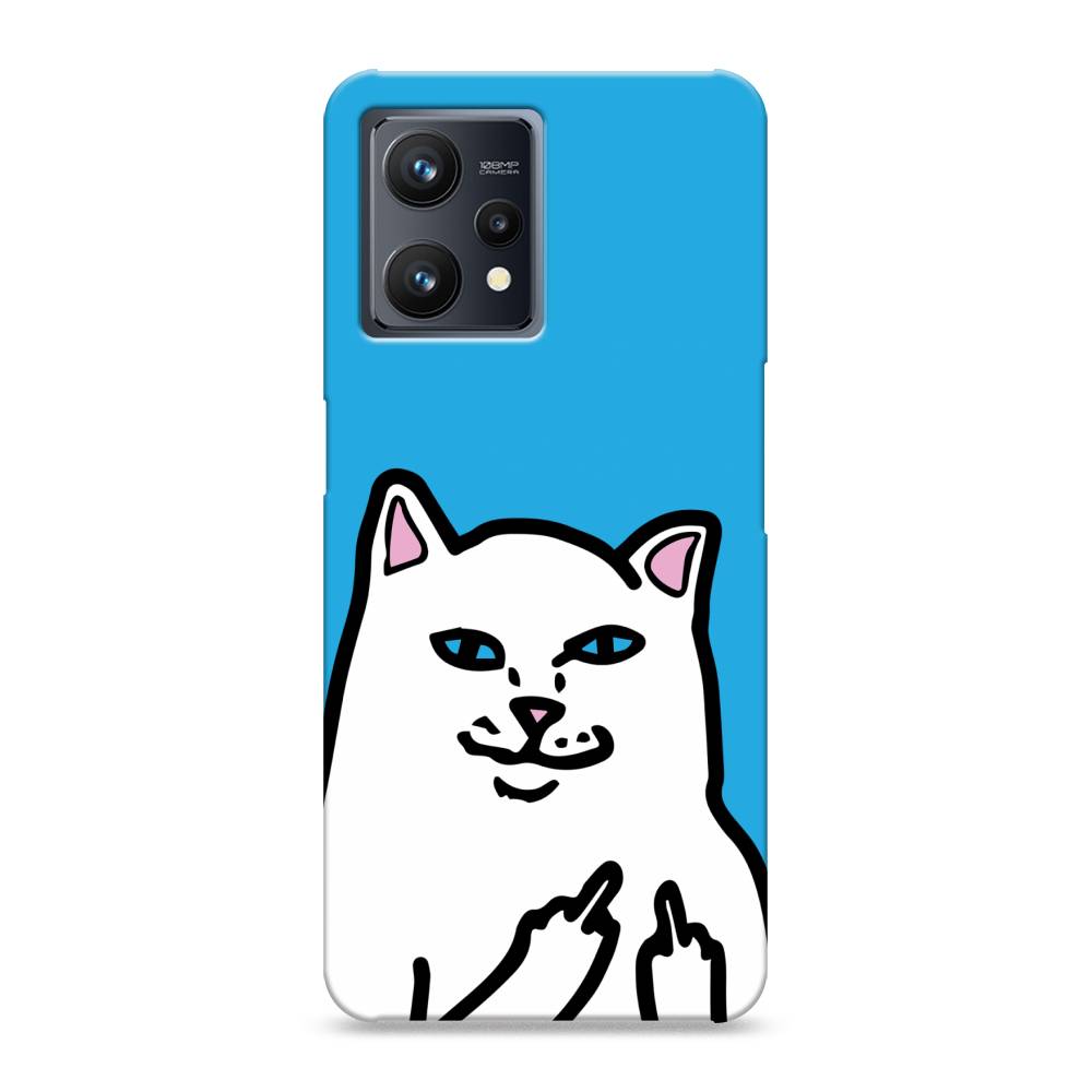 

Пластиковый чехол "Кот жесть" на Realme 9, 257220-7