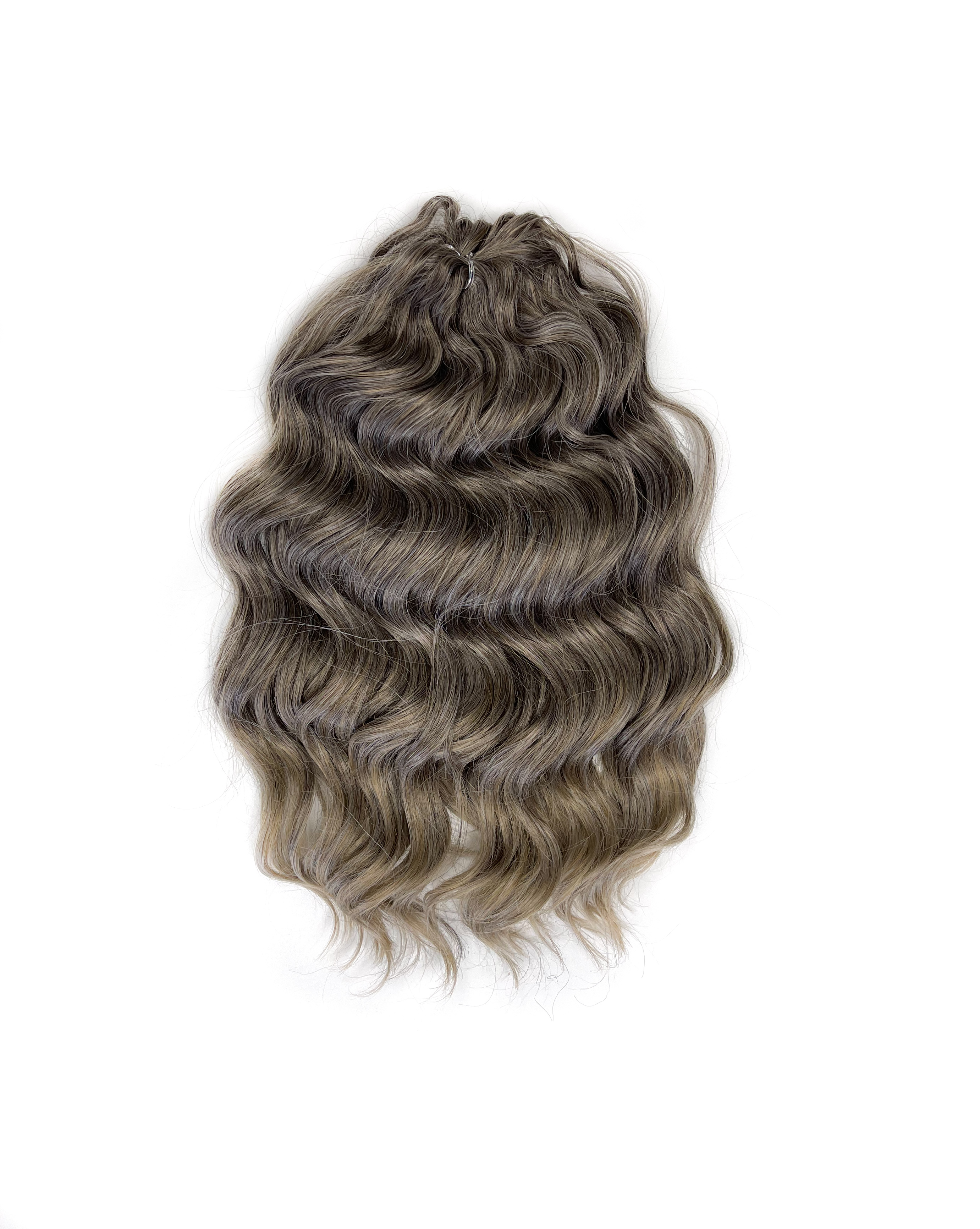 Афрокудри для плетения волос Anna Manasi T4 56А русый длина 40 вес 300г