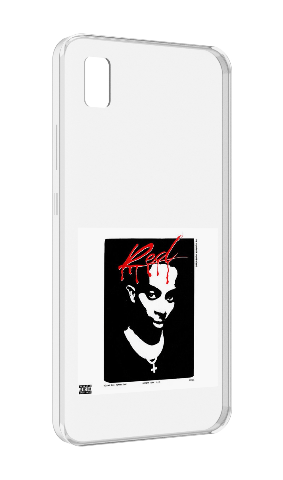 Чехол MyPads Playboi Carti - Whole Lotta Red для ZTE BLADE L210