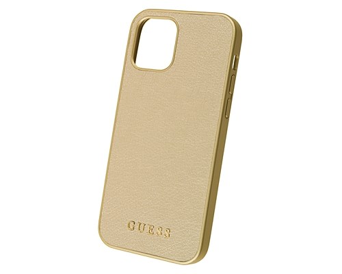 фото Чехол guess iridescent hard gold для iphone 12/12 pro