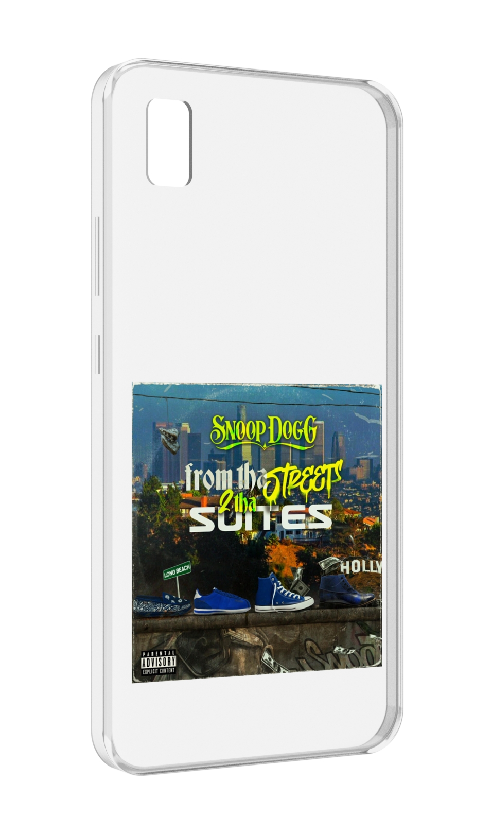 

Чехол MyPads Snoop Dogg FROM THE STREET 2 THA SUITES для ZTE BLADE L210, Прозрачный, Tocco