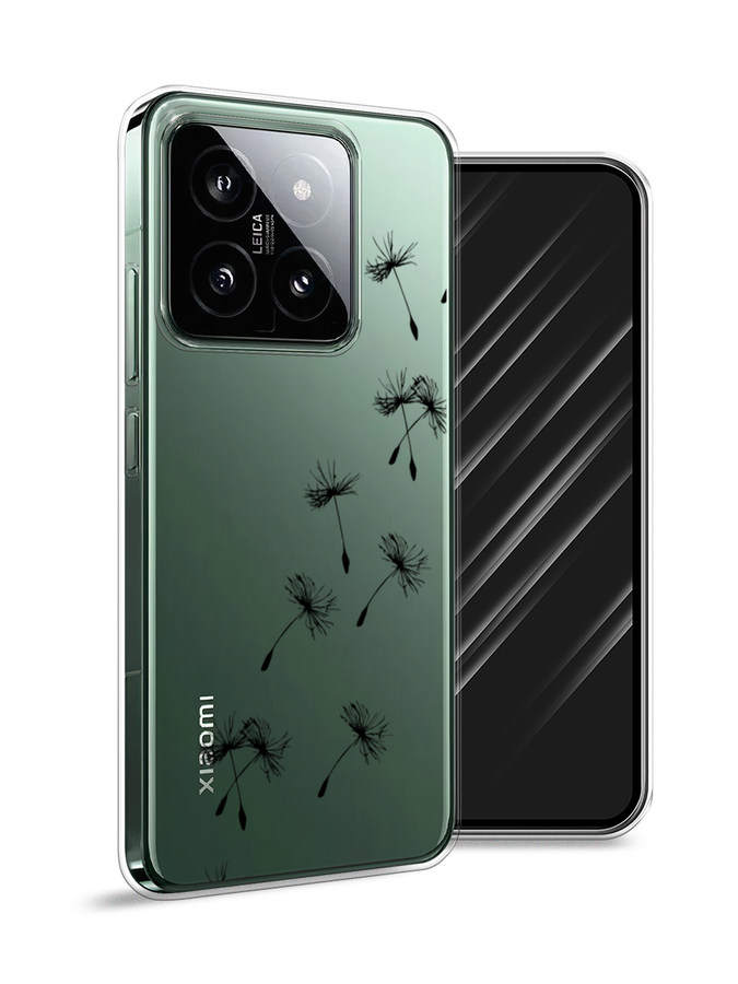 

Чехол Awog на Xiaomi 14 "Летящие одуванчики", Черный, 320350-1