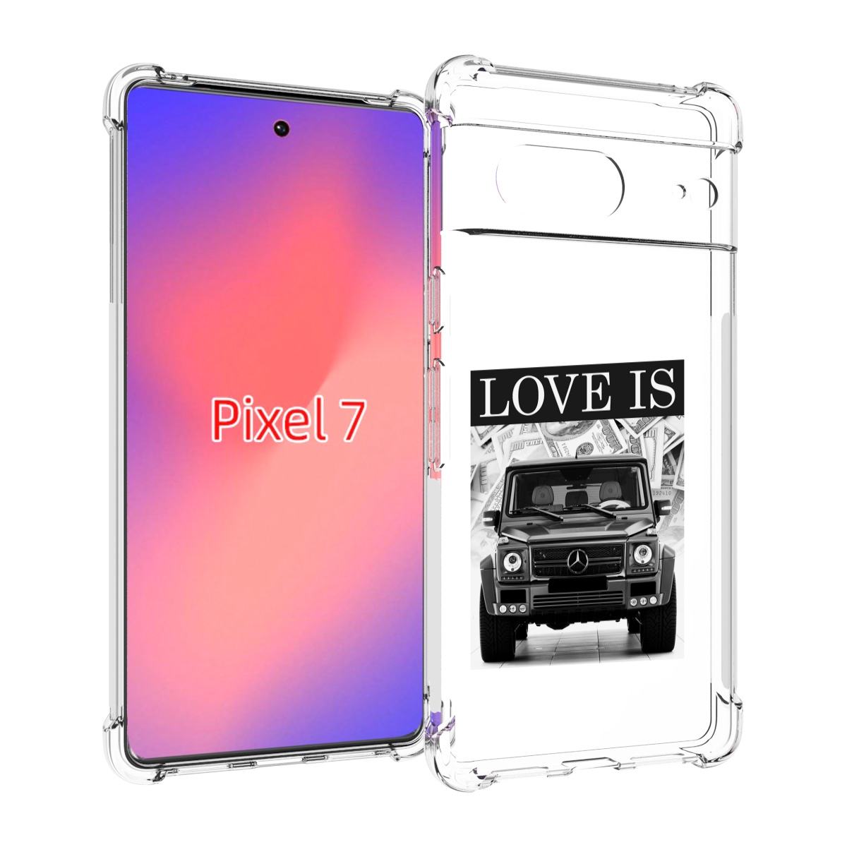 

Чехол Mypads Гелик Для Google Pixel 7, Прозрачный, Tocco
