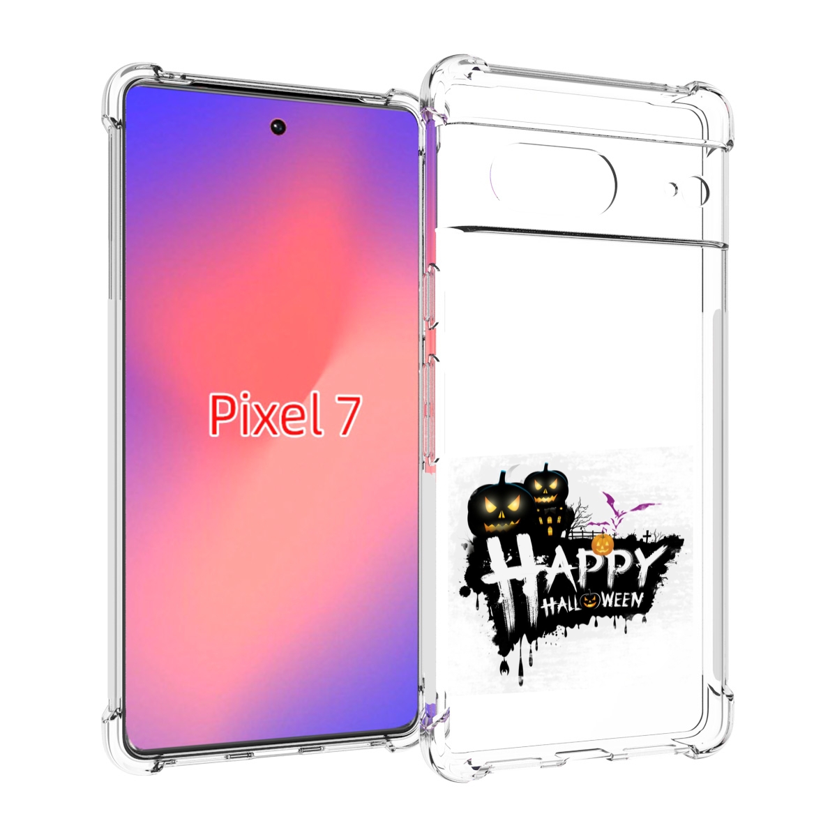 

Чехол Mypads Счастливого Хэллоуина Для Google Pixel 7, Прозрачный, Tocco