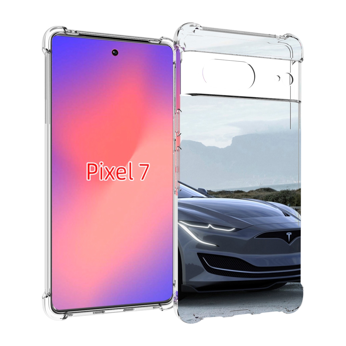 

Чехол Mypads tesla 2 Мужской Для Google Pixel 7, Прозрачный, Tocco