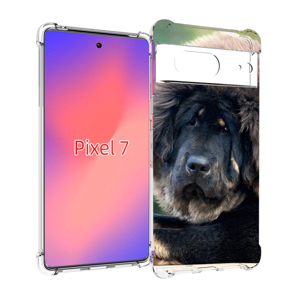 

Чехол Mypads Тибетскии Мастиф Для Google Pixel 7, Прозрачный, Tocco