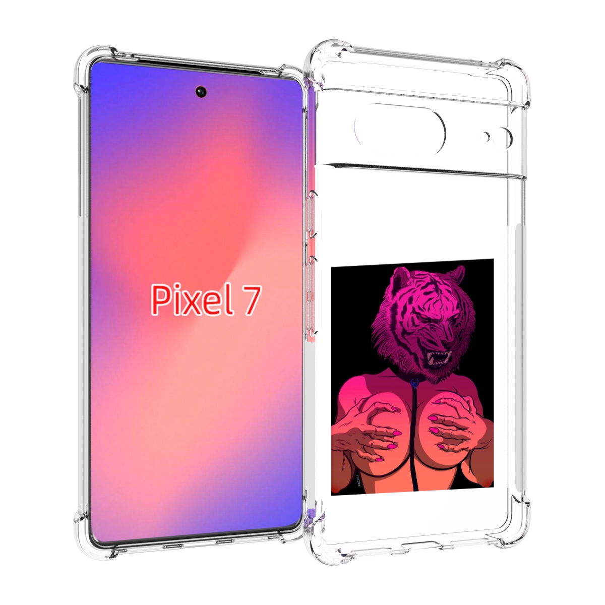 

Чехол Mypads Тигр С Секретом Женский Для Google Pixel 7, Прозрачный, Tocco