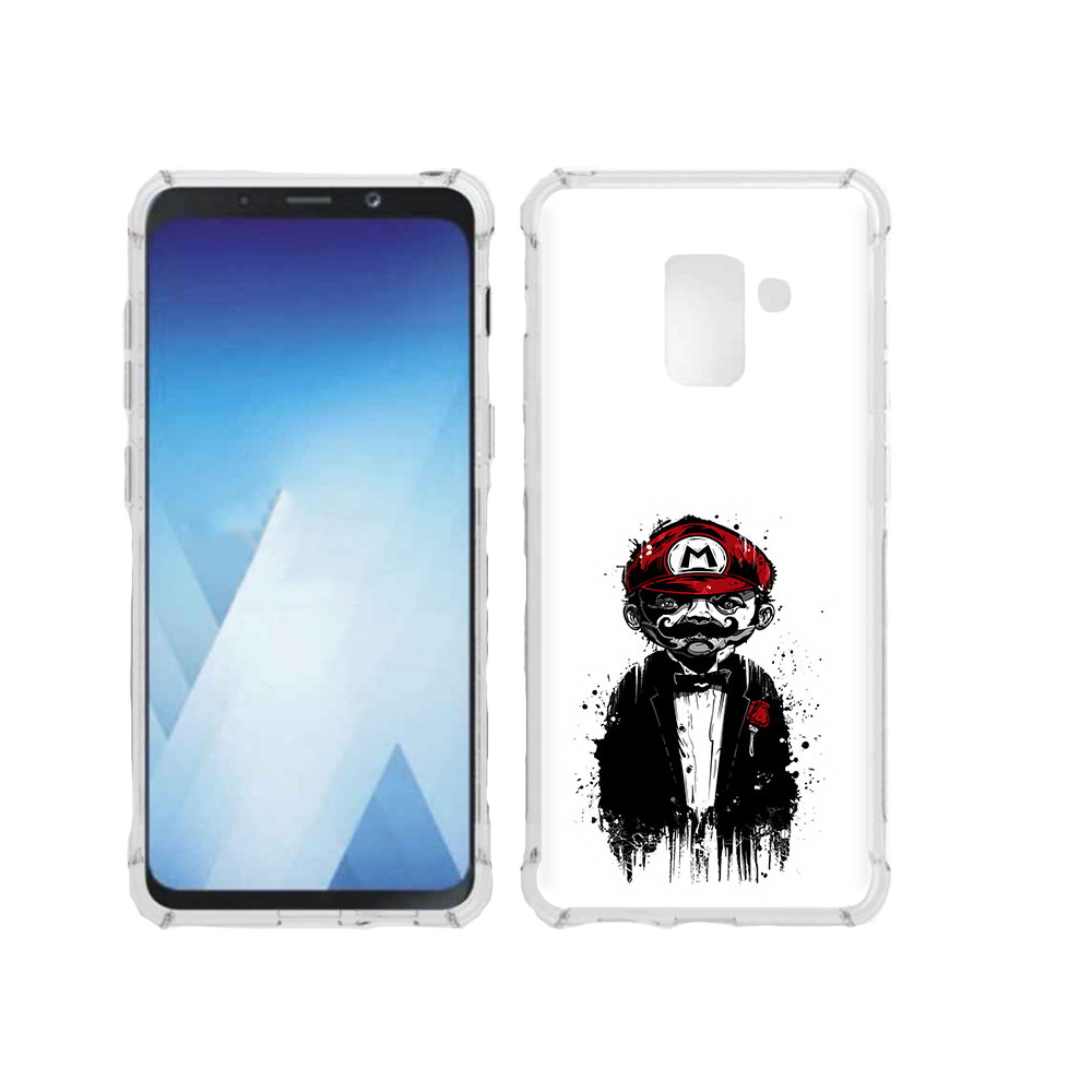 

Чехол MyPads Tocco для Samsung Galaxy A5 (2018) марио (PT95317.573.458), Прозрачный, Tocco