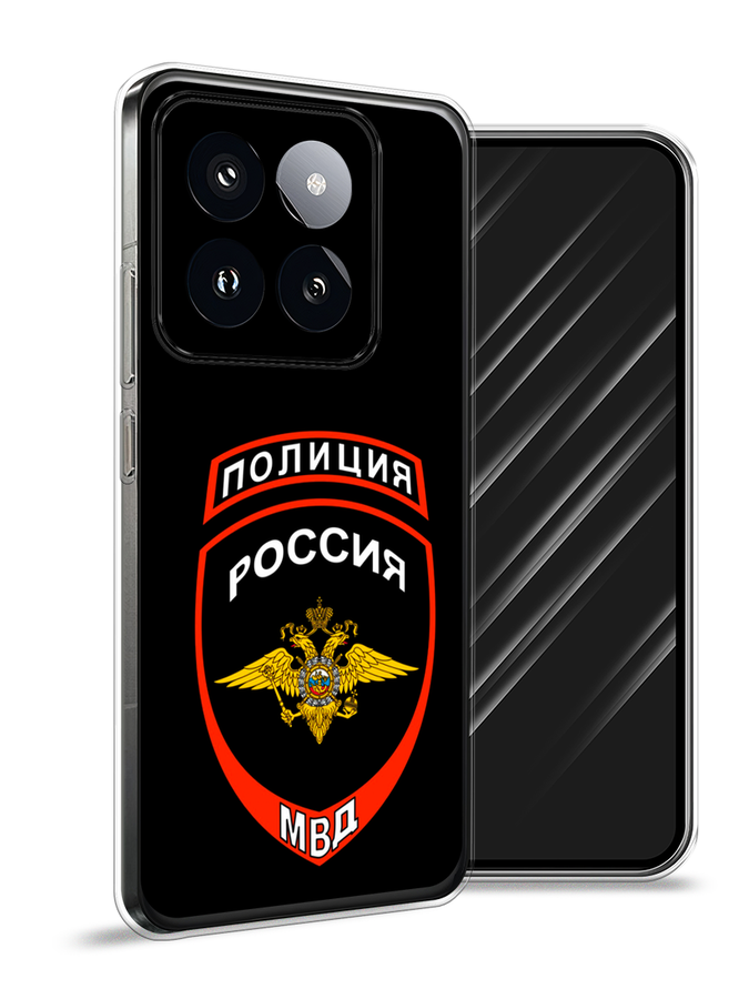 

Чехол Awog на Xiaomi 14 Pro "Полиция шеврон", Черный;красный;белый, 320450-1