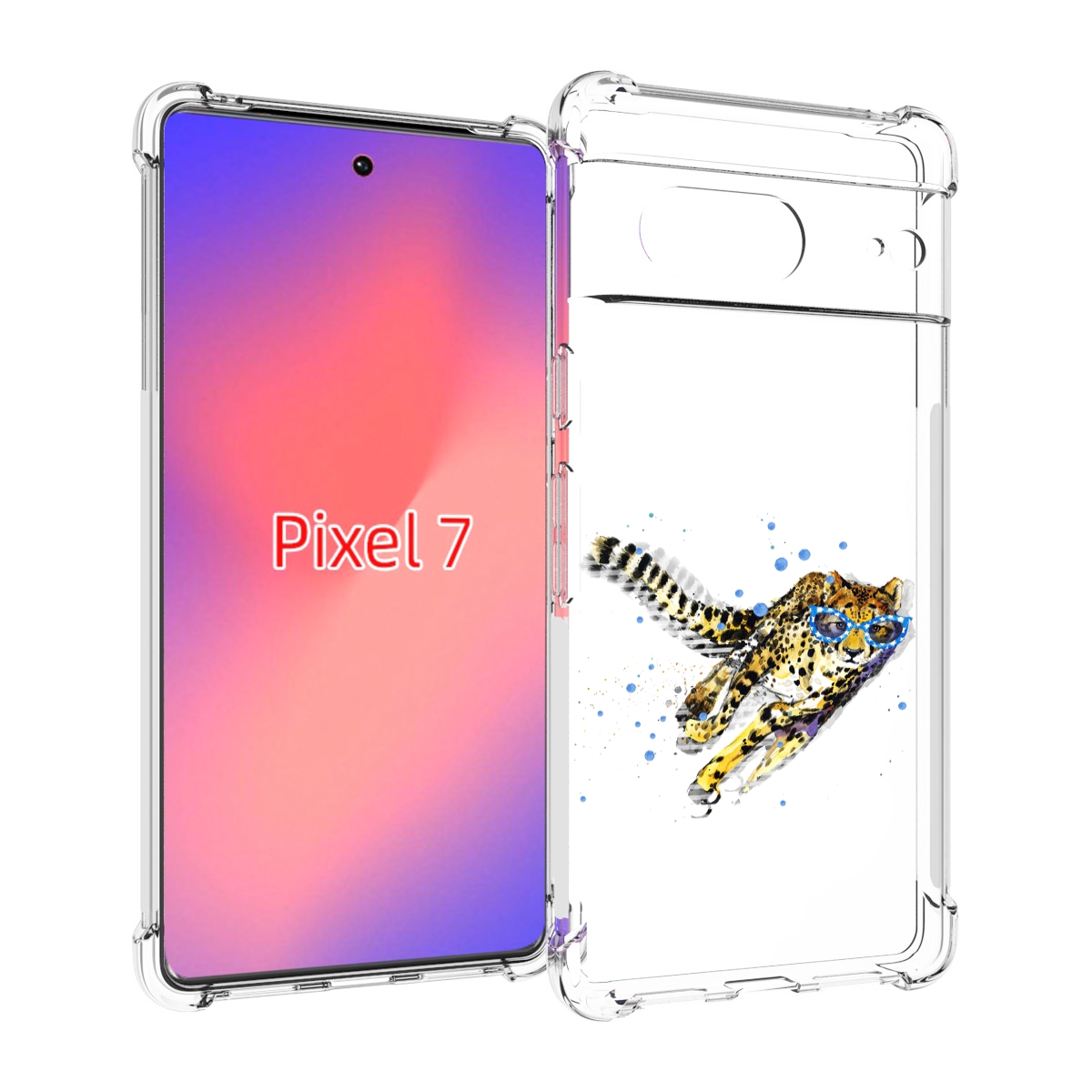

Чехол Mypads Гепард В Очках Для Google Pixel 7, Прозрачный, Tocco
