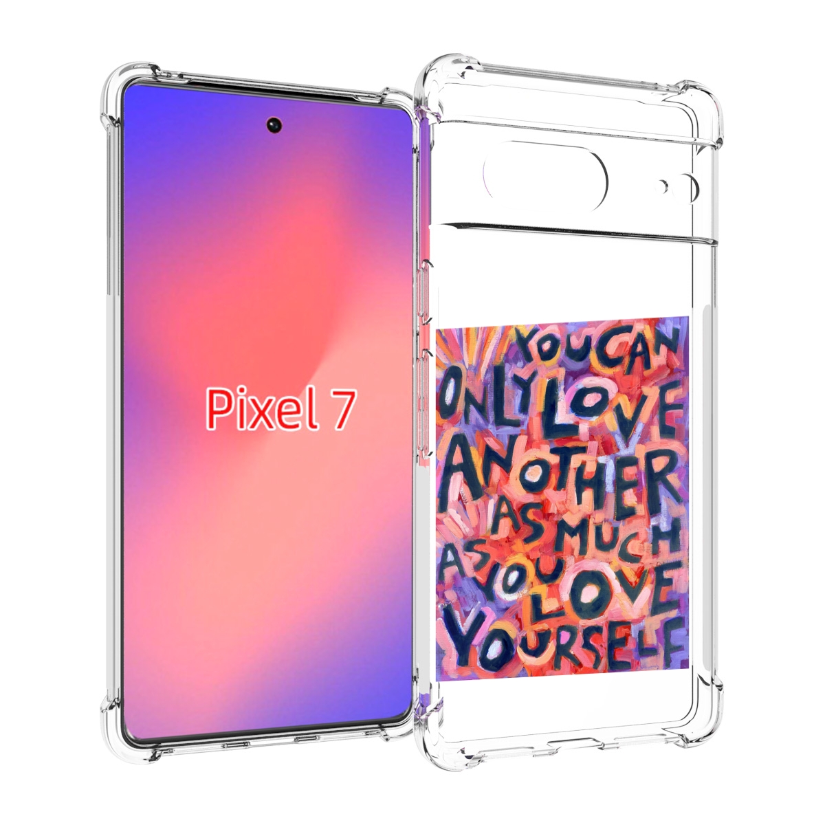 

Чехол Mypads Ты-Можешь-Только-Любить Для Google Pixel 7, Прозрачный, Tocco