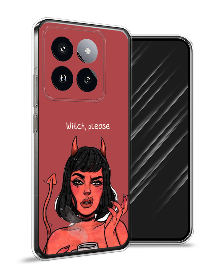 

Чехол Awog на Xiaomi 14 Pro "Evil Girl", Бордовый;черный, 320450-1