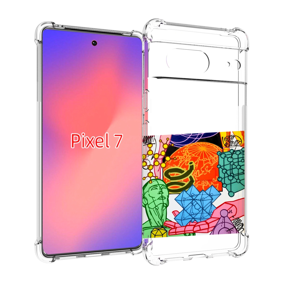 

Чехол Mypads Физика-Химия Для Google Pixel 7, Прозрачный, Tocco