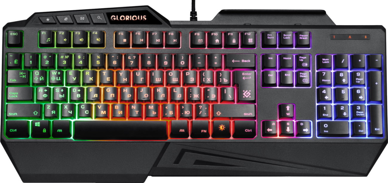 

Игровая клавиатура Defender GK-310L Black (45310), GK-310L