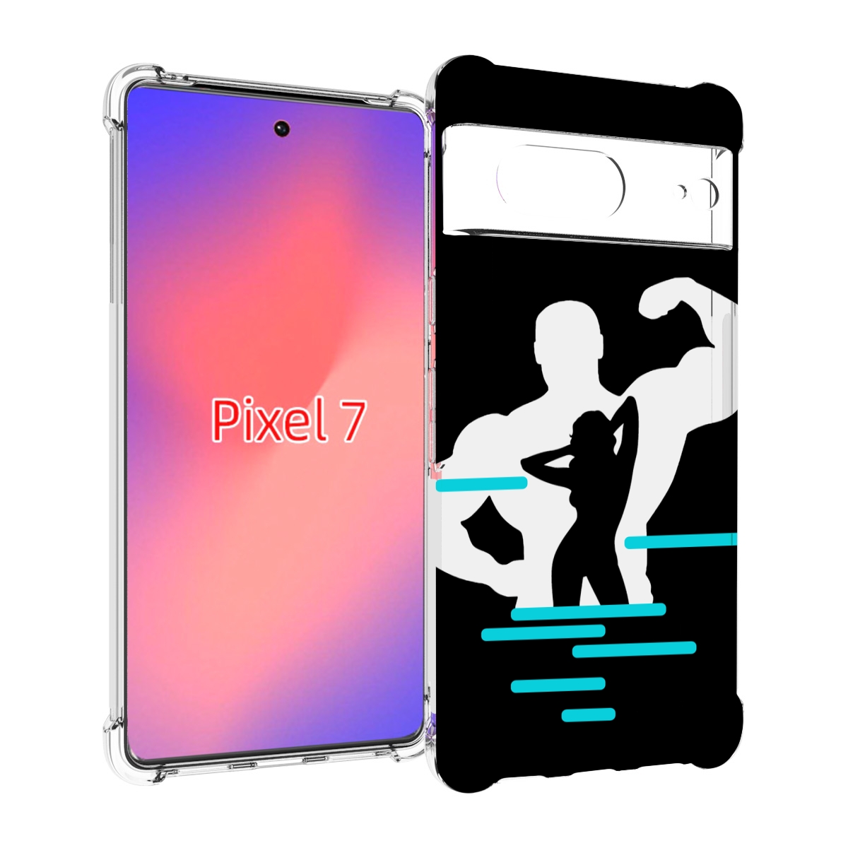 

Чехол Mypads Фитнес-Тренировка Для Google Pixel 7, Прозрачный, Tocco