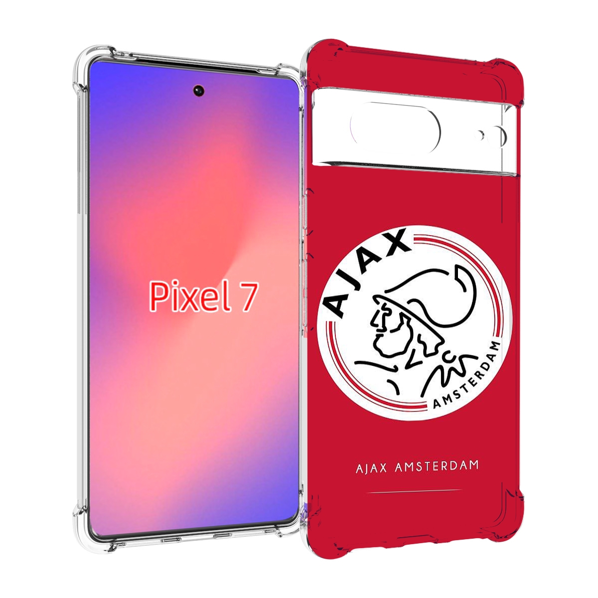 

Чехол Mypads Фк Аякс Амстердам Для Google Pixel 7, Прозрачный, Tocco