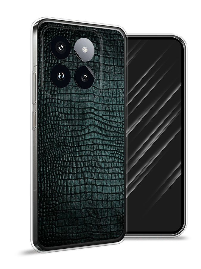 

Чехол Awog на Xiaomi 14 Pro "Черная змея", Черный;серый;голубой, 320450-1
