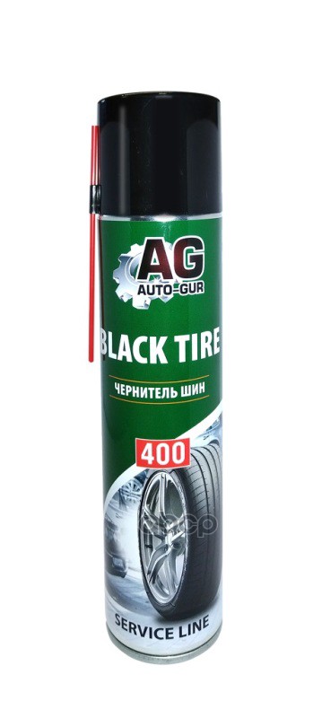 

Чернитель Шин 400 Мл (Обновитель Резины)(Аэрозоль) Professional Auto-Gur Ag2029