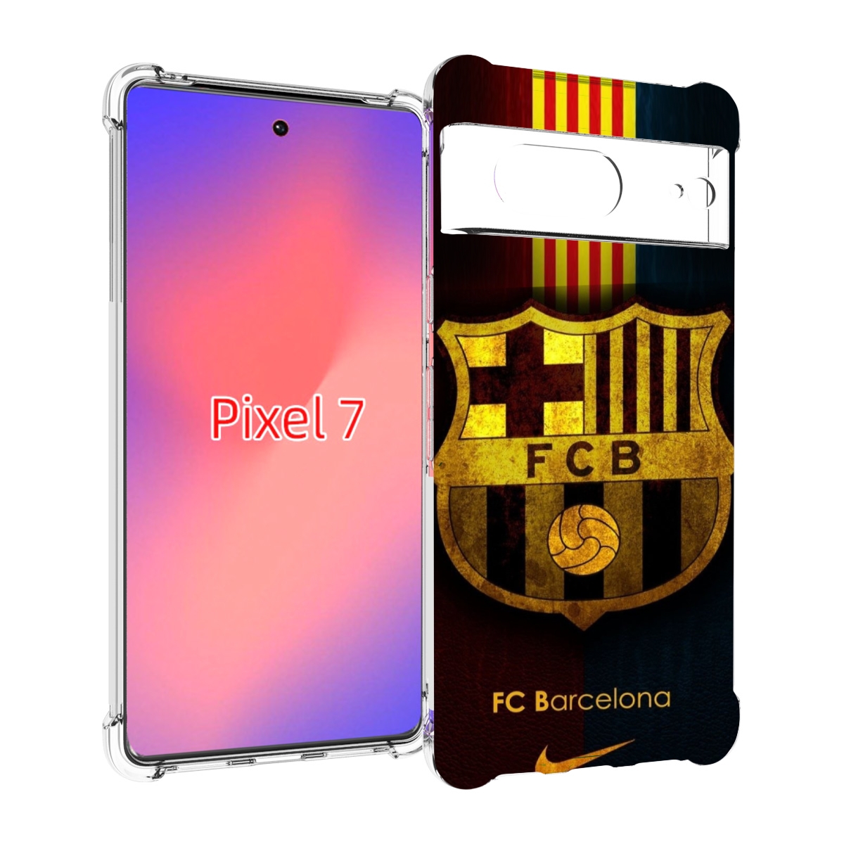 

Чехол Mypads Фк Барселона Мужской Для Google Pixel 7, Прозрачный, Tocco