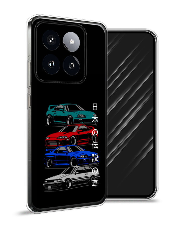 

Чехол Awog на Xiaomi 14 Pro "JDM Legend cars", Зеленый;красный;синий, 320450-1