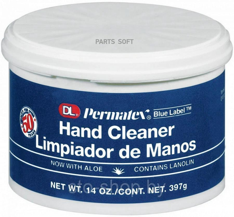 PERMATEX 01013 Очиститель для рук крем для сухой очистки рук Blue Label Cream Hand Cleaner