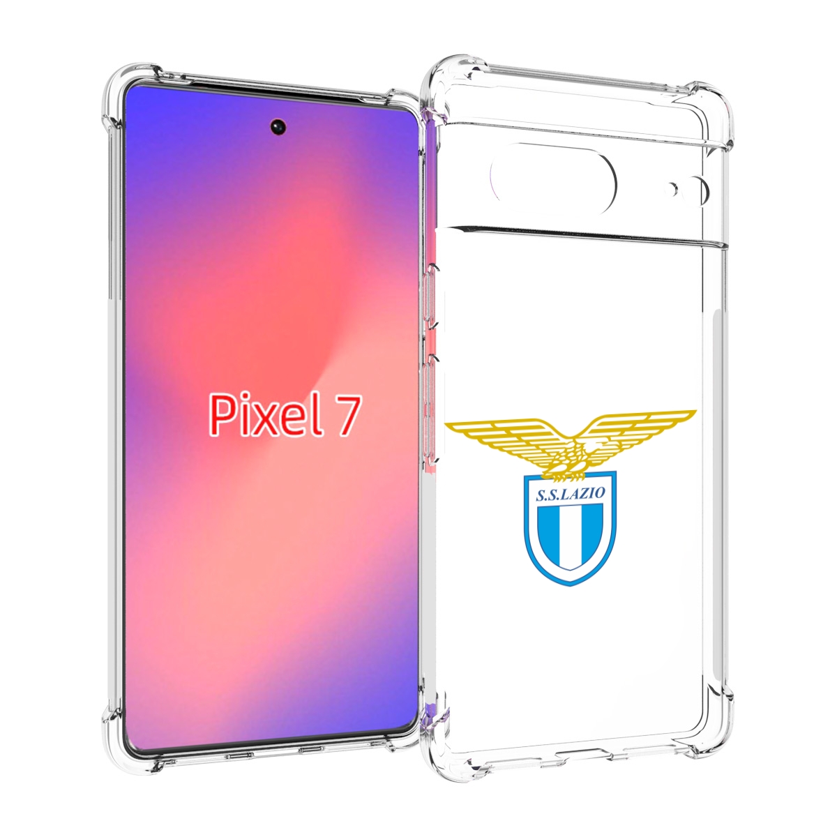 

Чехол Mypads Фк Лацио Для Google Pixel 7, Прозрачный, Tocco