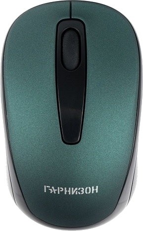 Беспроводная мышь Гарнизон GMW-450-2 Green/Black