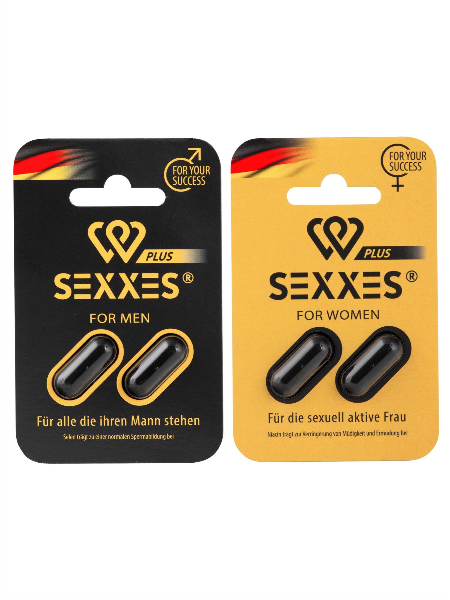 

Набор виагы SEXXES PLUS для мужчин и женщин капсулы 4шт.