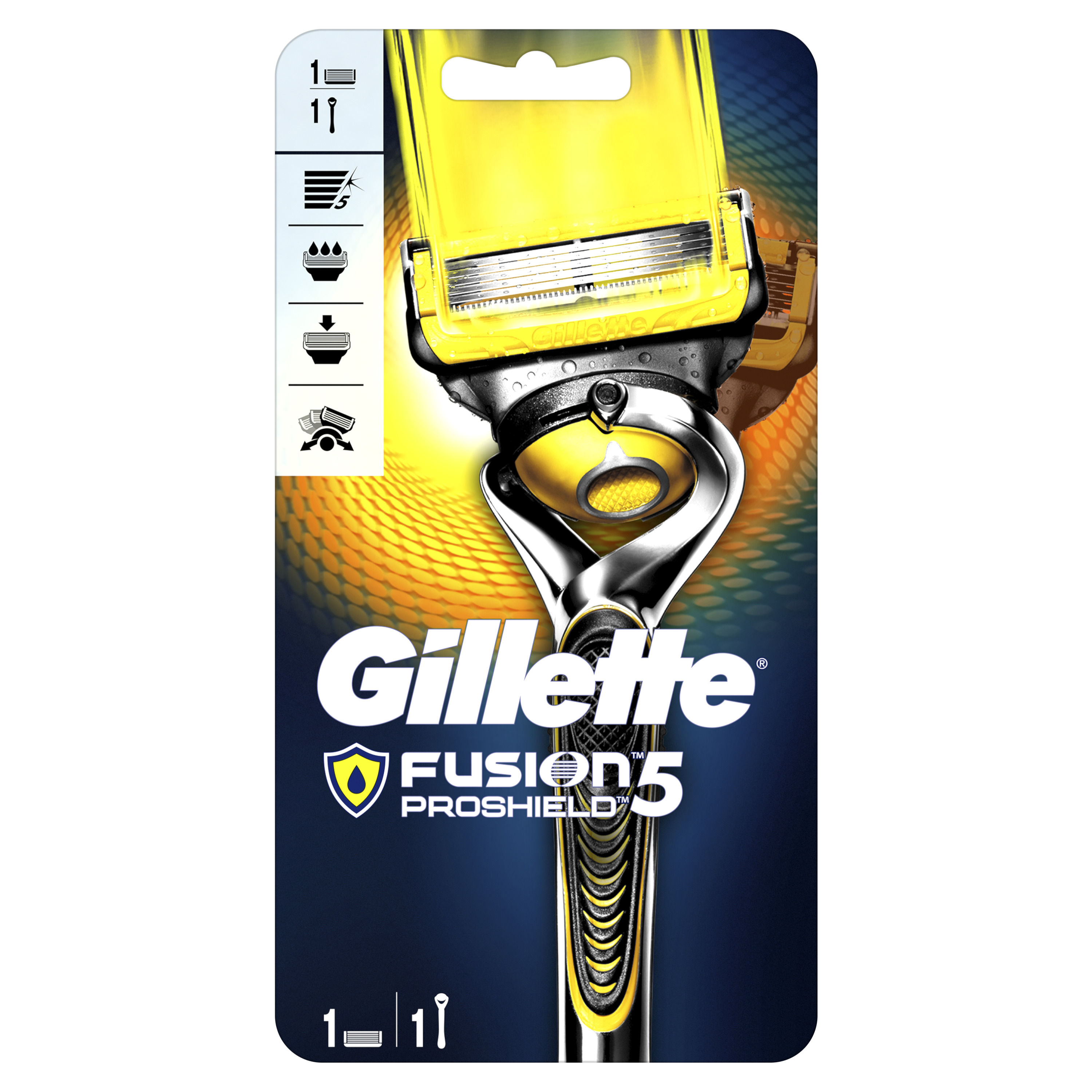 Мужская бритва Gillette Fusion5 ProShield с 1 сменной кассетой бритва для лица gillette mach3 мужская с 1 сменной кассетой