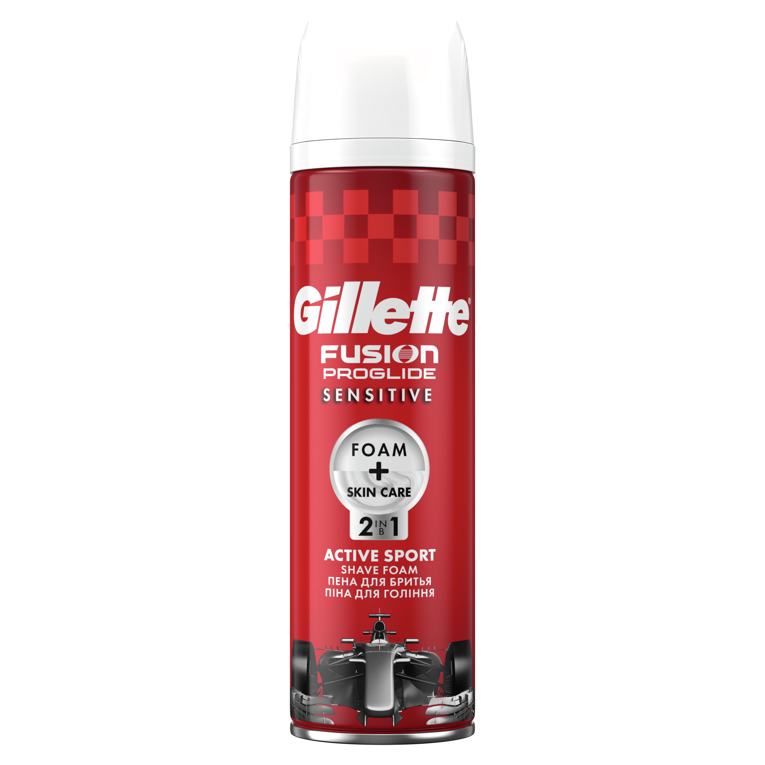 Купить Пена для бритья Gillette Fusion proglide sensitive Active sport 2в1 250 мл, гель для бритья 81475329