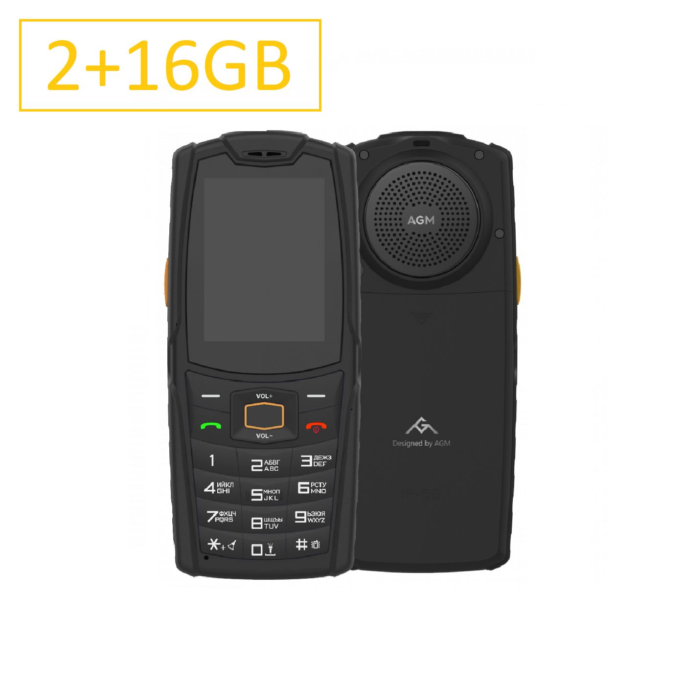 

Мобильный телефон AGM M7 2/16GB черный (tel-agm-m7-2-16), M7 2/16GB