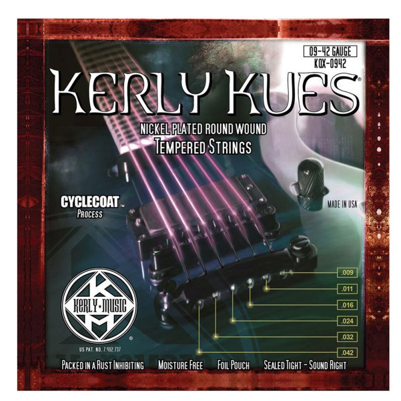Kerly Kqx-0942 Kues Nickel Plated Steel Tempered струны для электрогитары
