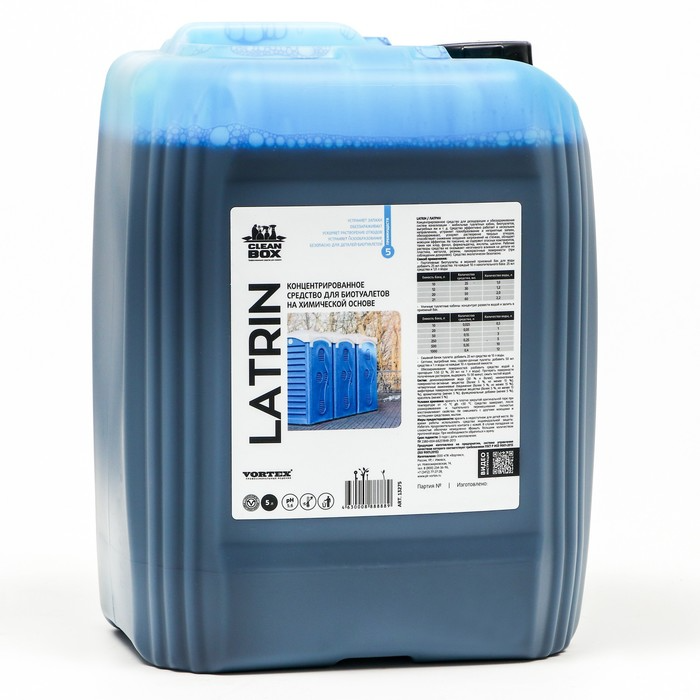 

Концентрированное средство для биотуалетов VORTEX CleanBox Latrin