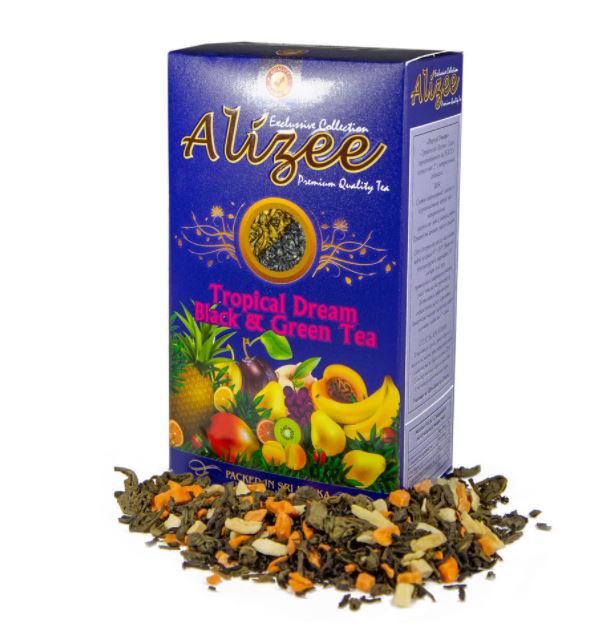 

Чай Alizee Tropical Dream Black & Green Tea купаж листовой 100 г