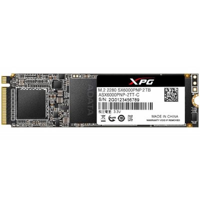 фото Накопитель ssd a-data pci-e x4 2tb asx6000pnp-2tt-c xpg sx6000 pro m.2 2280