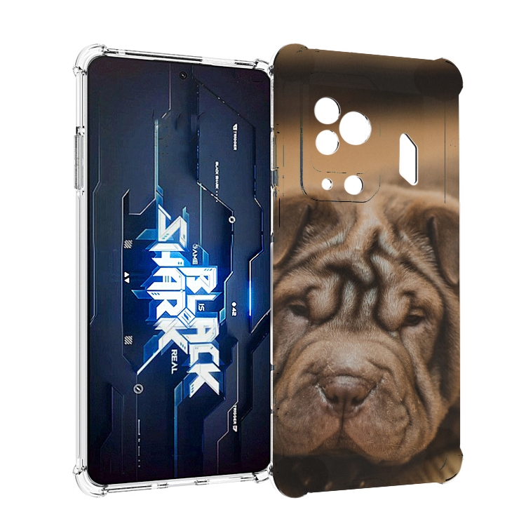 

Чехол MyPads шарпеи для Xiaomi Black Shark 5 Pro, Прозрачный, Tocco