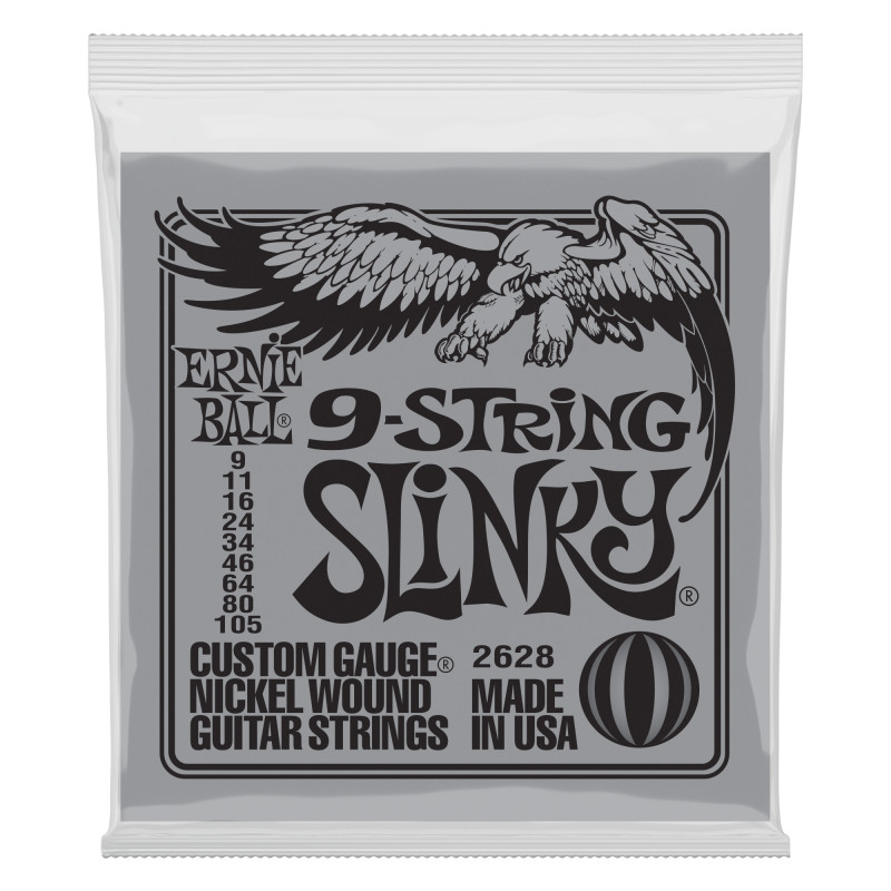 

Ernie Ball 2628 - струны для 9стр. Электрогитары