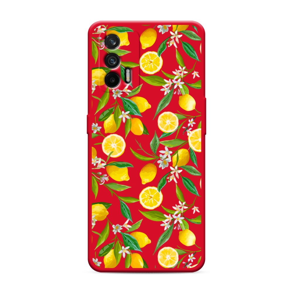 

Чехол Awog на Realme GT/Q3 Pro "Сочные лимоны", Разноцветный, 256353-1