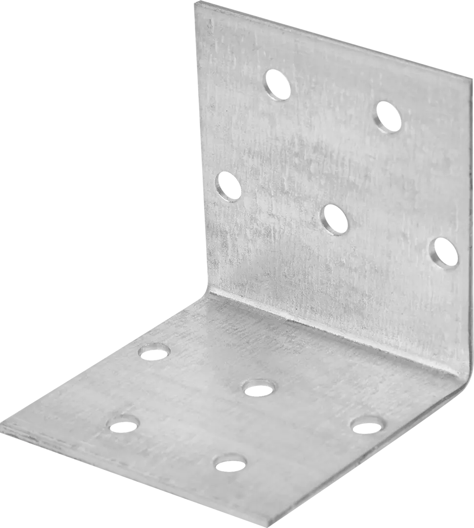 Угол крепежный равносторонний KUR 50x50x50x1.8 оцинкованная сталь цвет серебро крепежный угол равносторонний 200х40х40 х2 0 накл