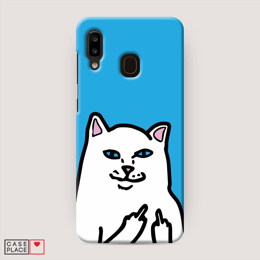 

Пластиковый чехол "Кот жесть" на Samsung Galaxy A30, 27520-7