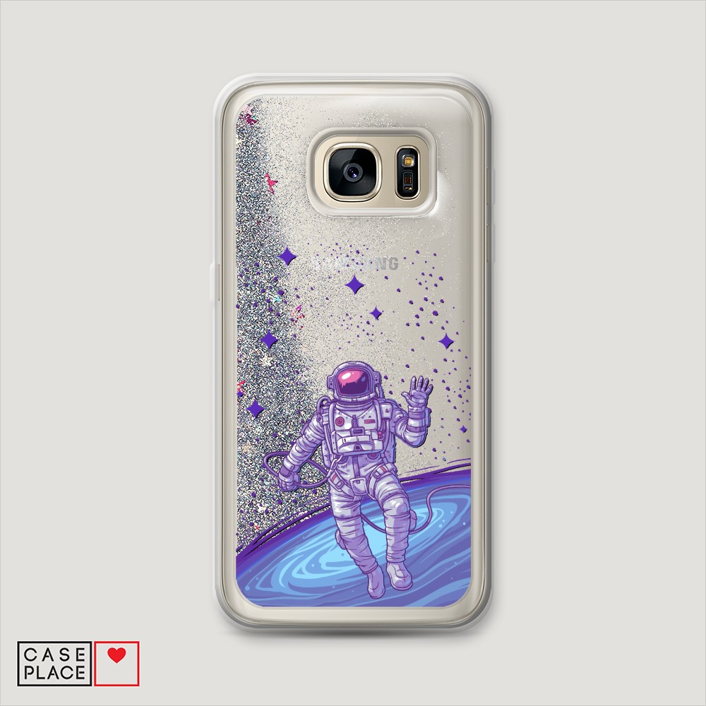 

Чехол Awog на Samsung Galaxy S6 Edge "Космонавт в открытом космосе", Разноцветный, 24491-1